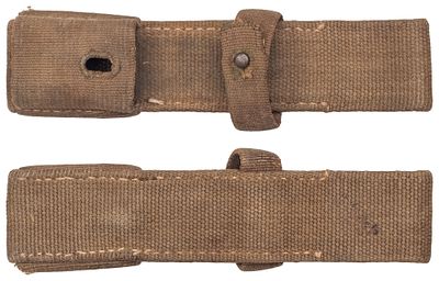 "Подвес штыка от винтовки Маузер. Брезент, Африканская компания, Германия, 3 Рейх. Размер 