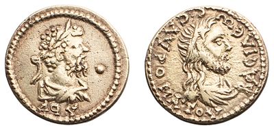 "Боспорское царство. Савромат II (174-210 гг.) Cтатер 194 г. (APV). Золото, 7,63 гр. Диаметр 19 