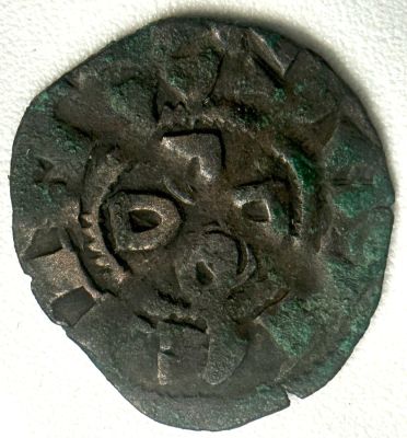 Portugal D. Sancho II (1223-1248) Dinheiro A: SANCII REX R: PO RT VG AL AG: 08.06 0.68g. MBC