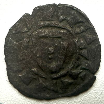 Portugal D. Sancho II (1223-1248) Dinheiro A: REX SANCIV R: PO RT VG AL AG: 16.01 0.69g. MBC