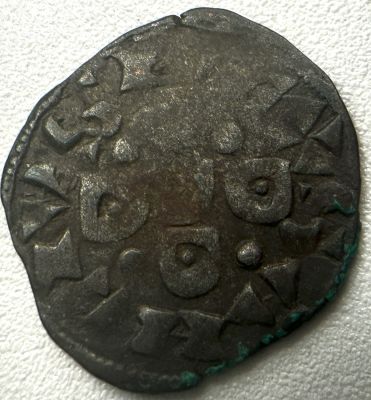 Portugal D. Sancho II (1223-1248) Dinheiro A: REX SANCIVs R: PO RT VG AL AG: 25.02 0.82g. MBC