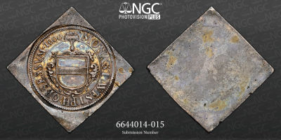 ALEMANHA, M&uuml;nster NGC AU-50 
ALEMANHA, Munster. AR Halbtaler Klippe. Quest&atilde;o de cerco. Datado 