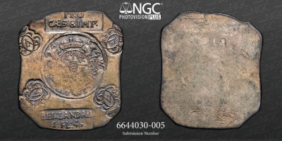 ALEMANHA - LANDAU - NGC XF-45 
ALEMANHA, Landau. Cercado pelo Marechal de Villars, 1713. AR 1 