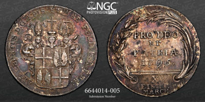 ALEMANHA. Fulda. Taler, 1795. NGC AU-Details Graffiti 
Adalberto III von Harstall. Dav-2265