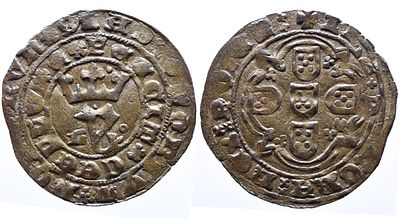 Portugal D. Jo&atilde;o I - Real Branco Lisboa - Bolh&atilde;o - Bela - AG: 52.06 Peso 3.33g A: ADIVTORIVM . 