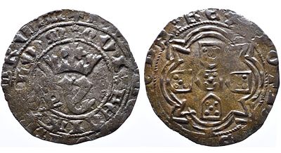 Portugal D. Jo&atilde;o I - Real Branco Porto - Bolh&atilde;o - Mbc - AG: 52.12 N/C Peso 2.77g Sem Estrelas 