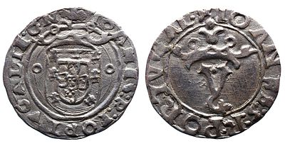 Portugal D. Jo&atilde;o III - Vint&eacute;m - Prata - Mbc+ AG: 43.01 Peso 1.81g A: IOANES : 3 : R : PORTVGAL 