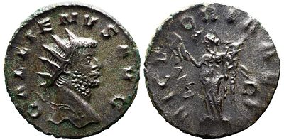 Imperio Romano GALIENUS (253-268). Antoniniano. Roma. Obv: GALLIENVS AVG. Irradie a cabe&ccedil;a para 