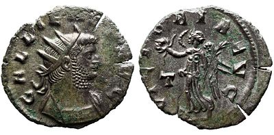 Imperio Romano GALIENUS (253-268). Antoniniano. Roma. Obv: IMP GALLIENVS AVG. Busto retratado e 