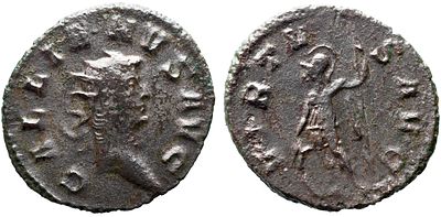 Imperio Romano GALIENUS (253-268). Antoniniano. Mediolano. Obv: GALLIENVS AVG. Busto retratado 