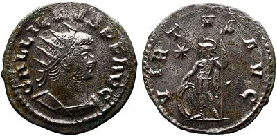 Imperio Romano GALIENUS (253-268). Antoniniano. Antioquia. Obv: GALLIENVS AVG. Busto irradiado 