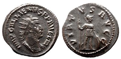 Imperio Romano GALIENUS (253-268). Antoniniano. Roma. Obv: IMP GALLIENVS PF AVG G M. Busto 