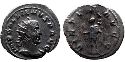 Imperio Romano GALIENUS (253-268). Antoniniano. Roma. Obv: IMP CP LIC GALLIENVS AVG. Busto 
