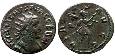 Imperio Romano Moedas Imperiais Romanas GALLIENUS (253-268). Antoniniano. Roma. Obv: IMP 