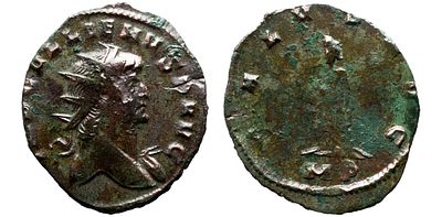Imperio Romano GALIENUS (253-268). Antoniniano. Mediolano. Obv: IMP GALLIENVS AVG. Busto 