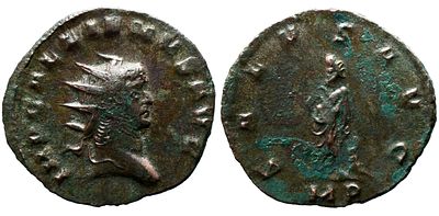 Imperio Romano Moedas Imperiais Romanas GALLIENUS (253-268). Antoniniano. Mediolano. Obv: IMP 