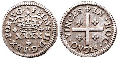 D. Pedro II - 2 Vint&eacute;ns - Prata - Mbc+ - AG: 21.02 Peso 1,7g 
A: PETRVS . II . D . G . REX . 