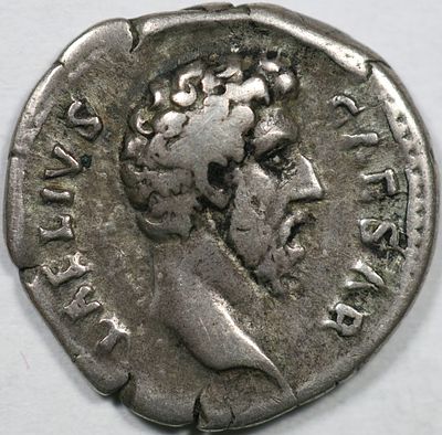 Roman Imperial Aelius (adopted son of Hadrian), as Caesar, AR Denarius. Rome, AD 137. L AELIVS 