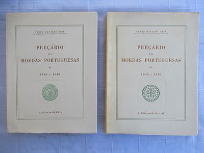 Price List of Portuguese Coins from 1140 to 1640 Author: Pedro Batalha Reis Year: 1956 