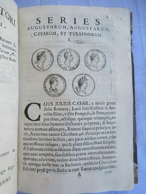Series Augustorum, Augustarum, Caesarum, et Tyrannorum Omnium, tam in Oriente, quam in 
