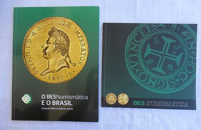 2 Books on Numismatics BES Numismatics and BES Numismatics and Brazil (Espírito Santo Bank 