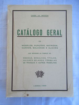 General Catalogue of Models, Punches, Matrices, Dies, Electroplating and Clichés Year: 1960 