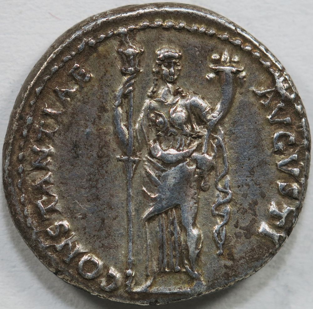 Roman Empire 
Antonia Imperial Romana (mother of Claudius) AR Denarius, Lugdunum, 41-42 AD. 