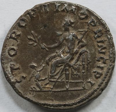 Roman Imperial Trajan AR Denarius 3,27g Rome, AD 104-107. IMP TRAIANO AVG GER DAC P M TR P COS 