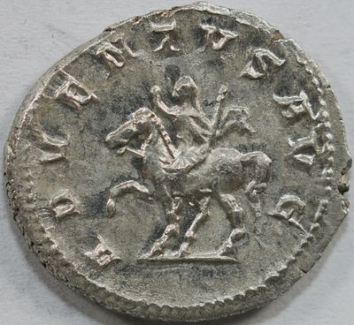 Trajan Decius, Antoninianus, Rome, 249. 3,71g MBC+ A/IMP C M Q TRAIANVS DECIVS AVG Radiate bust 