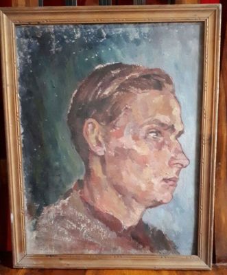 נ. וארביוף - ציור ישן ואיכותי, שמן על לוח ציירים 27x35 ס"מ