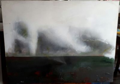 אמן לא מזוהה - ציור איכותי שמן על בד 76x102 ס"מ