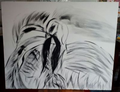 אדם א. - שמן על בד 80x100 ס"מ