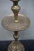 Bronze disc candlestick. 17th century H37Image - 2