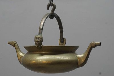 Bronze basin, Gothic style, France, 18th century H23x32
