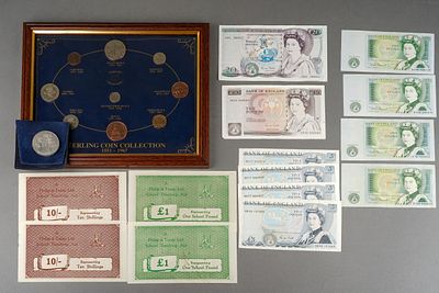 A collection of Elizabeth II UK Bank Notes to include &pound;20 [William Shakespeare] 