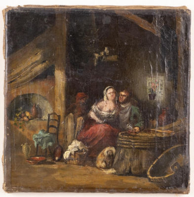 ESCUELA ESPAÑOLA, S. XIX - Medidas: 23 x 33 cm Tipo de objeto: Pintura antigua y S. XIX