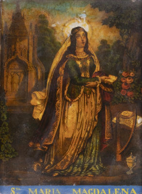 ESCUELA ESPAÑOLA, S. XIX - Medidas: 17 x 14 cm Tipo de objeto: Pintura antigua y S. XIX