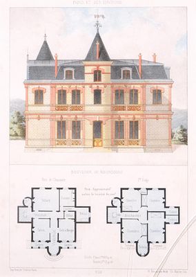 ESCUELA FRANCESA, Ppio. S. XX - Paris et ses environs. Impresa en Par&iacute;s por Fran&ccedil;ois Delarue. 
