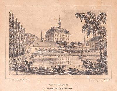 ESCUELA ALEMANA, S. XIX - Suchomast im Berauner Kreis in B&ouml;hmen. Medidas: 20 x 24 cm Tipo 