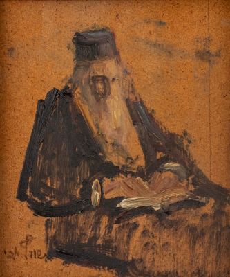 אבי שוורץ, לוט שני ציורים. אבי שוורץ (נ. 1938), לוט שני ציורים, דמויות, שמן על מזוניט 