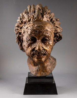 סר ג'ייקוב אפשטיין (1880-1959), דיוקן אלברט איינשטיין. סר ג'ייקוב אפשטיין (Jacob Epstein 