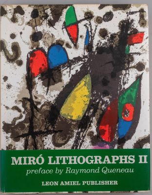 חואן מירו, ליטוגרפיות חלק II. Joan Mir&oacute;: Lithographs, Volume II (English). Maeght Editeur, Paris 
