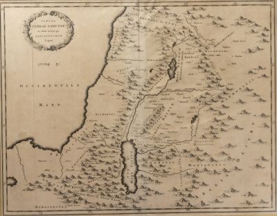 לוט ארבע מפות עתיקות של ארץ ישראל מתוך: Commentarius in librum prophetiarum Jesaiae, quo sensus 