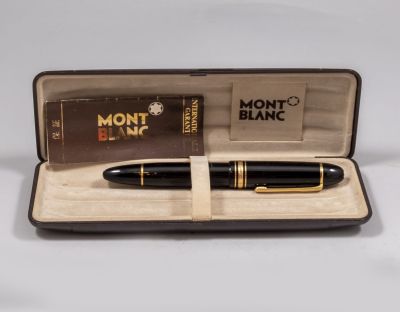 עט נובע, Montblanc. עט נובע תוצרת Montblanc, דגם 149, ציפורן זהב מקורית 18K מידה M. משומש במצב 