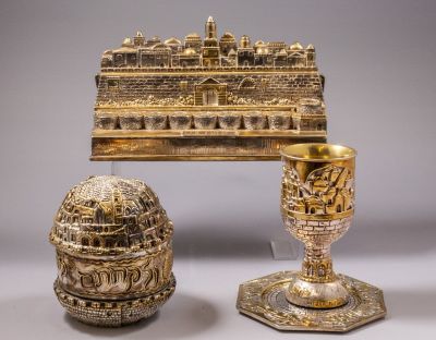 פריטי כסף אלקטרופורמינג, Sam Philipe. לוט 4 פריטי כסף 925 אלקטרופורמינג בעיצוב Sam Philipe. 