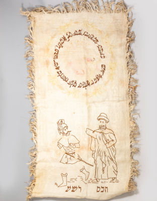 אוסף כיסויי חלה ומצות - מזרח ומרכז אירופה. מקבץ 9 כיסויי חלה ומצות, מעוטרים ברקמה בעבודת יד 