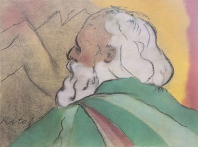 Ronald Brooks Kitaj (1932-2007). רונאלד ברוקס קיטאי (Ronald Brooks Kitaj, 1932-2007), דמות 