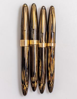עטים נובעים, Sheaffer. לוט 4 עטים נובעים תוצרת Sheaffer's דגם Triumph plunger filler 1950, צבע 