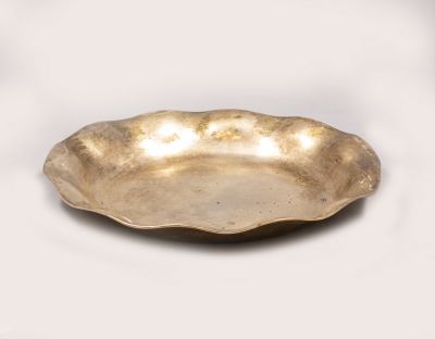 קערת כסף גרמנית תוצרת Johann Beck, Schw&auml;bisch Gm&uuml;nd. קוטר: 23 ס"מ. משקל: 243 גרם. חתומה.