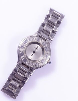 שעון יד לאישה, Cartier. שעון יד לאישה תוצרת Cartier דגם: 21 Must de Cartier 1340. מנגנון קוורץ. 